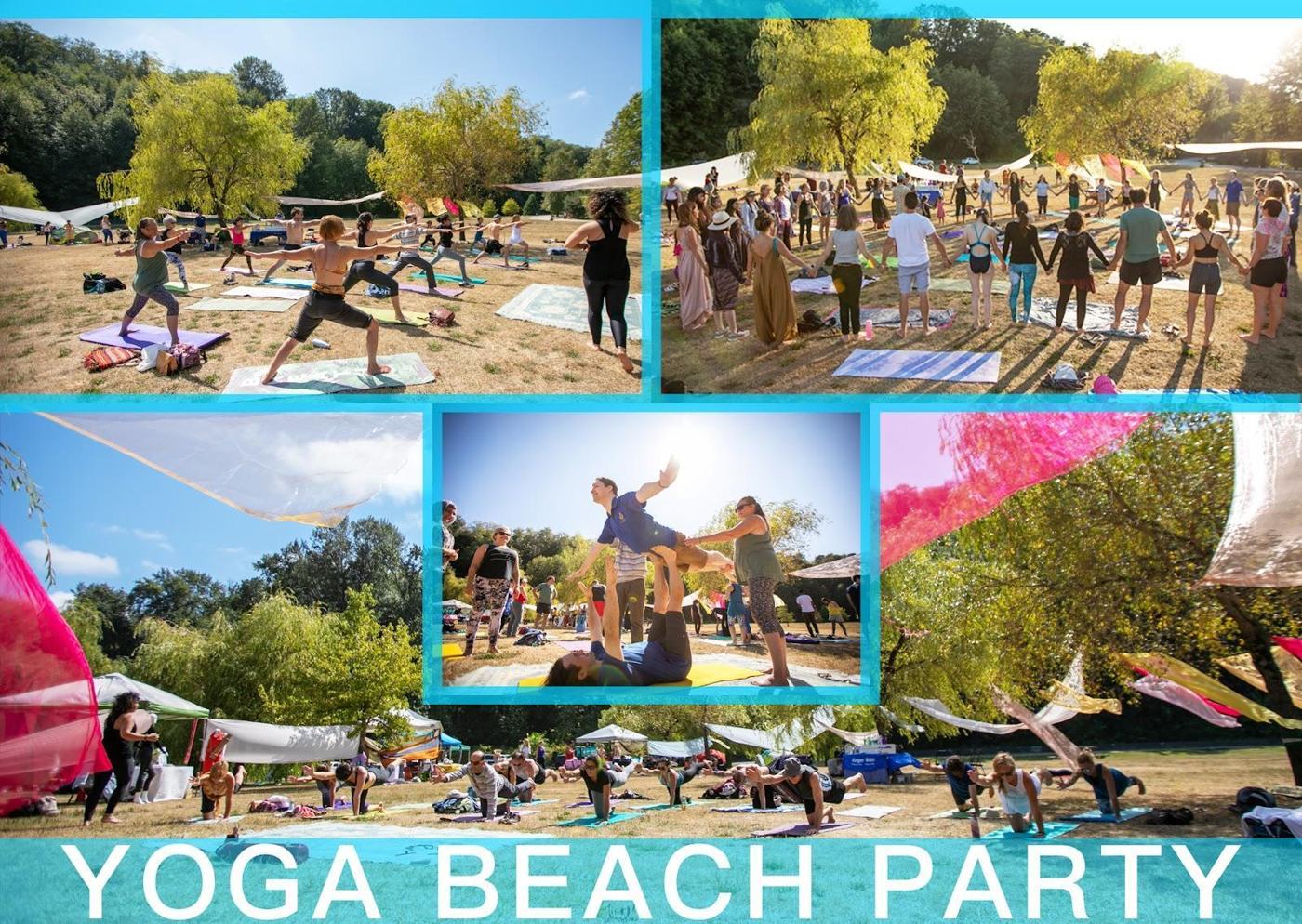 UNITE yoga beach party